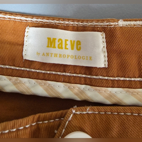 Maeve by Anthropologie Cropped Wide-Leg Carpenter Pant Size 6 - Picture 11 of 15